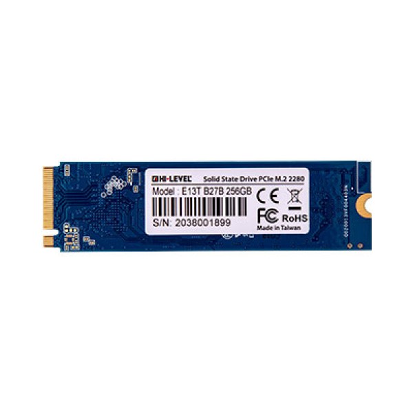 Hi-level 256 gb nvme ssd 3300/1200 (hlv-m2pciessd2280/256g)