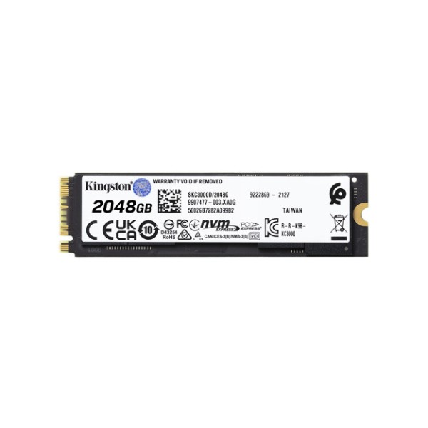 Kingston 2048g kc3000d m.2 2280 nvme ssd