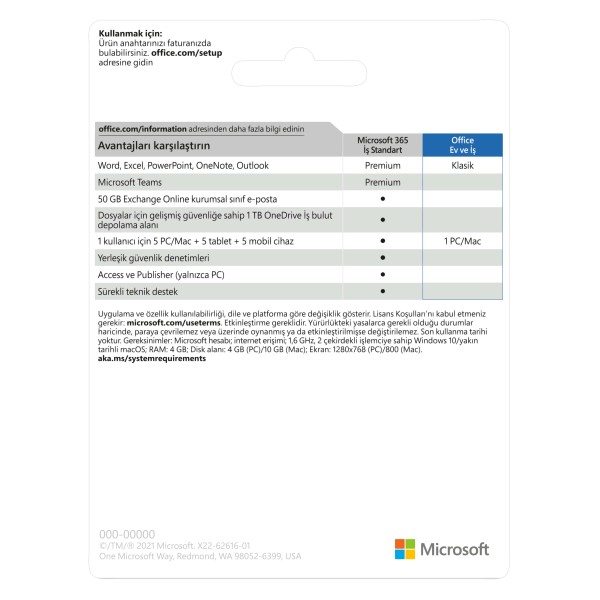 Microsoft office ev ve iş 2021 - esd