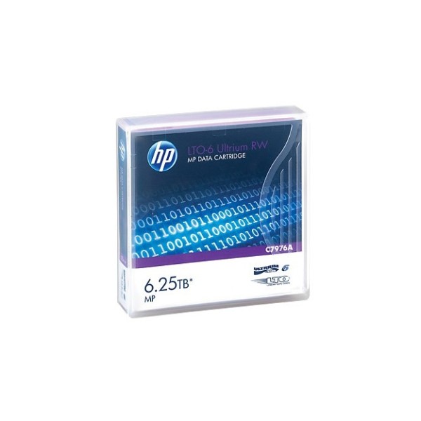 Hp lto-6 ultrium 6,25tb mp rw data tape