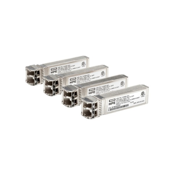 Hpe msa 16gb sw fc sfp 4pk xcvr