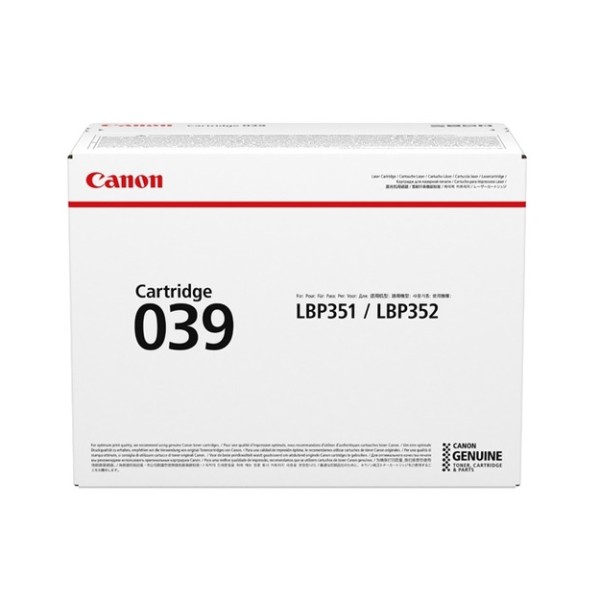 Canon 039 bk toner kartuş 0287c001