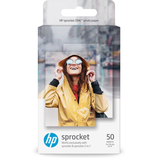 Hp 1de37a sticky-backed fotoğraf kağıdı 5x7.6 ...