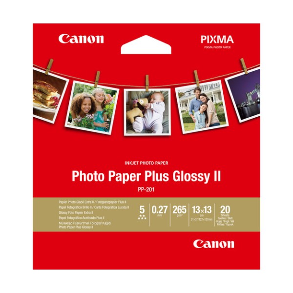 Canon pp-201 sq 5in. 20sh 13x13cm 20 sayfa 265 gr ...