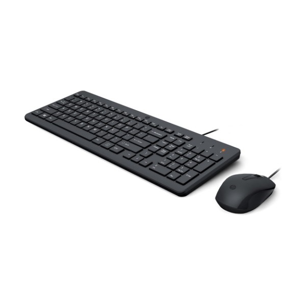 Hp 150 kablolu klavye & mouse set ingilizce