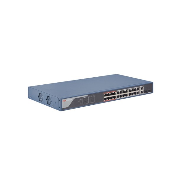 Hikvision ds-3e1326p-ei 24 port fast ethernet smar...