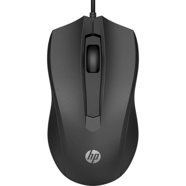 Hp 100 kablolu mouse - siyah /6vy96aa