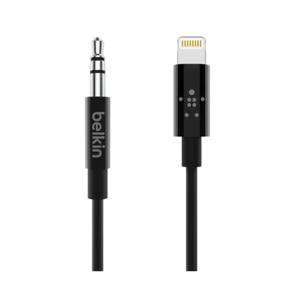 Belkin lightning - 3.5mm kablo 0.9m siyah