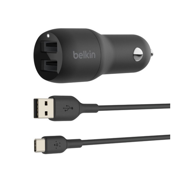 Belkin 24w hızlı araç şarj cihazı 2 port usb ...