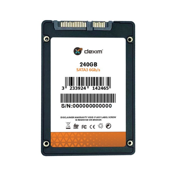 Dexim 240gb ssd harddrive plastic housing