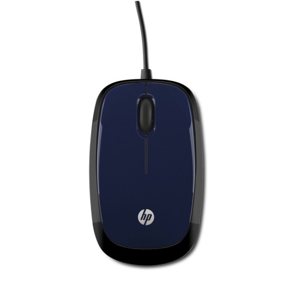 Hp x1200 kablolu mouse -mavi /h6f00aa