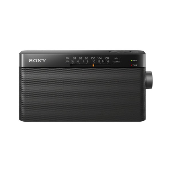 Sony icf306 siyah el radyosu