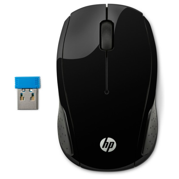 Hp 200 black wireless mouse /x6w31aa